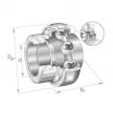 Rodamiento de soporte GE40-KLL-B-INA