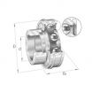 Rodamiento de soporte RAE20-NPP-NR-INA
