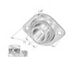 Unidad de rodamiento (chapa) RALT20-FA125.8-INA