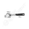 llave inglesa de 8"
