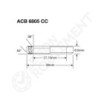 Rodamiento de dirección de bicicleta / vtt ACB-6805-CC-BO-ENDURO