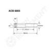 Rodamiento de dirección de bicicleta / vtt ACB-6805-SS-ENDURO