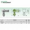 Conector con rótula angular tipo ref DIN AS19-DX1,5