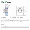 Rótula para gato para soldar SCF45-ES-SKF