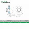 Rótula para gato para soldar TAC210-KML
