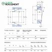 Rótula esférica de contacto angular GAC35-F-SKF
