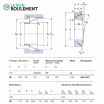 Rótula esférica de contacto angular GAC80-F-SKF