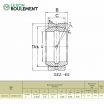 Rótula radial GEZ50ES-KML