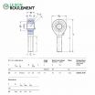 Cabeza de articulación rosca macho SALKAC30-M-SKF