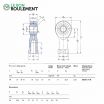 Cabeza de articulación rosca hembra SILKAC14-M-SKF