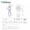 Cabeza de articulación rosca hembra SILKAC30-M-SKF