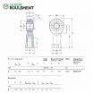 Cabeza de articulación rosca hembra SILKAC8-M-SKF