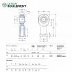 Cabeza de articulación rosca hembra SIKB10-F-VZ019-SKF