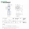 Cabeza de articulación rosca hembra SIKB12-F-VZ019-SKF