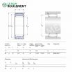 Rodamiento de agujas RPNA30/47-SKF