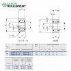 Rodillo de apoyo NURT25-1-R-IKO