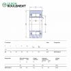 Rodillo de apoyo NUTR2562-A-SKF