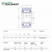 Rodillo de apoyo PWTR2562-2RS-SKF
