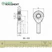 Cabeza de articulación rosca macho SA15ES-2RS-KML