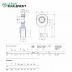 Cabeza de articulación rosca hembra SIL30-C-SKF