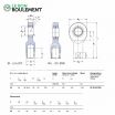 Cabeza de articulación rosca hembra SIL35-ES-2RS-SKF