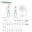 Cabeza de articulación rosca hembra SIL40-ES-2RS-SKF