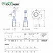 Cabeza de articulación rosca hembra SIL50-ES-2RS-SKF