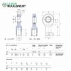Cabeza de articulación rosca hembra SIA60-ES-2RS-SKF