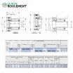 Rodamiento de agujas NBXI4032-IKO