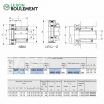 Rodamiento de agujas NBXI4535-IKO