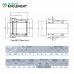 Rodamiento de agujas NKX15-T2-NTN