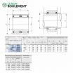 Rodamiento de agujas NAFW173026-IKO