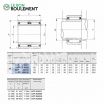 Rodamiento de agujas NAFW254232-IKO