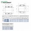 Rodamiento de agujas NAFW355540-IKO