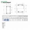 Rodamiento de agujas RNAF162413-IKO
