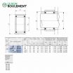 Rodamiento de agujas RNAF182613-IKO