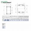 Rodamiento de agujas RNAF284016-IKO
