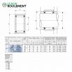 Rodamiento de agujas RNAF304216-IKO