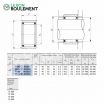 Rodamiento de agujas RNAF405520-IKO