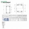 Rodamiento de agujas RNAF557220-IKO