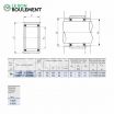 Rodamiento de agujas RNAF8010030-IKO