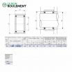 Rodamiento de agujas RNAF9011030-IKO