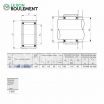 Rodamiento de agujas RNAF9511530-IKO