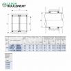 Rodamiento de agujas RNAFW506240-IKO