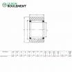 Rodamiento de agujas RNAO25X37X32-INA