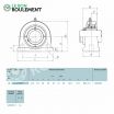 Unidad de rodamiento M-UCUP207-D1-NTN