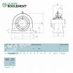 Unidad de rodamiento M-UCUP210-D1-NTN
