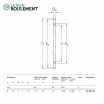 Rodamiento axial de agujas AXK0821-TN-SKF