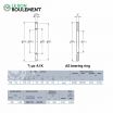 Rodamiento axial de agujas AXK1122-NTN