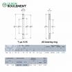 Rodamiento axial de agujas AXK1128-NTN